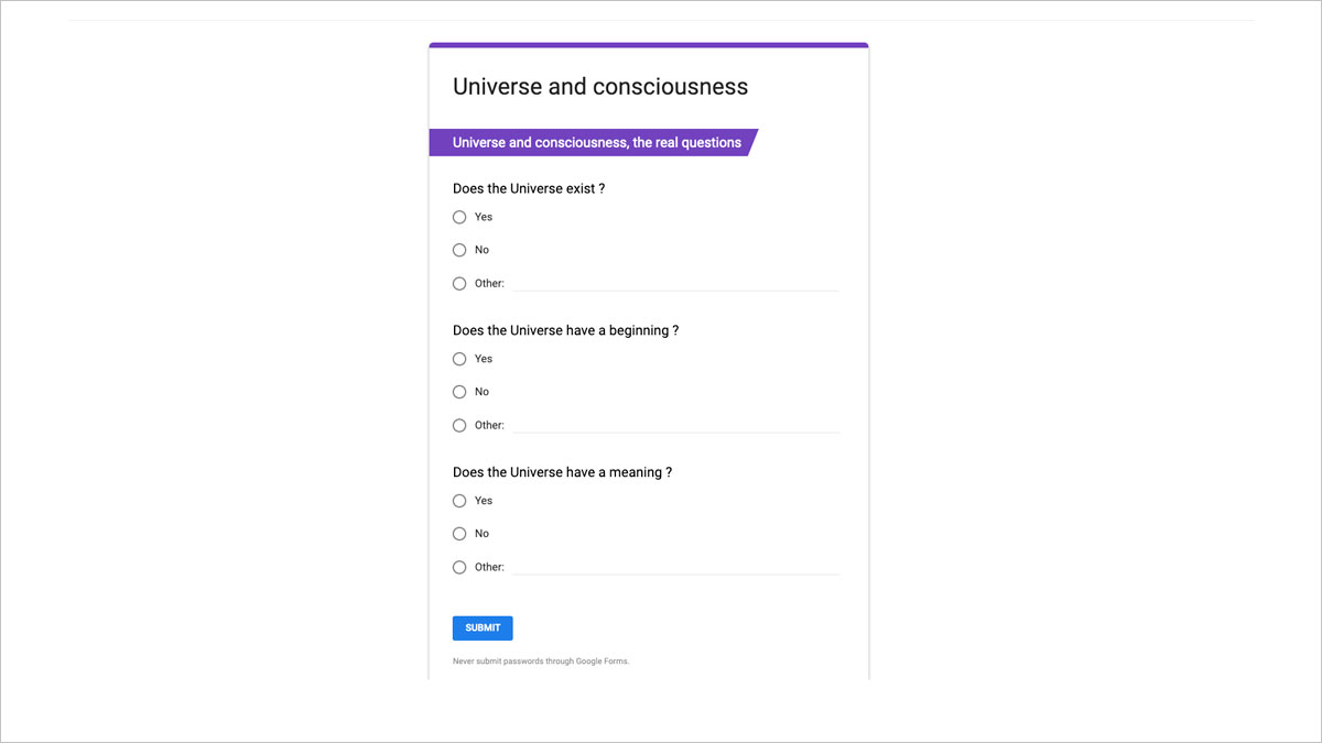 Google form